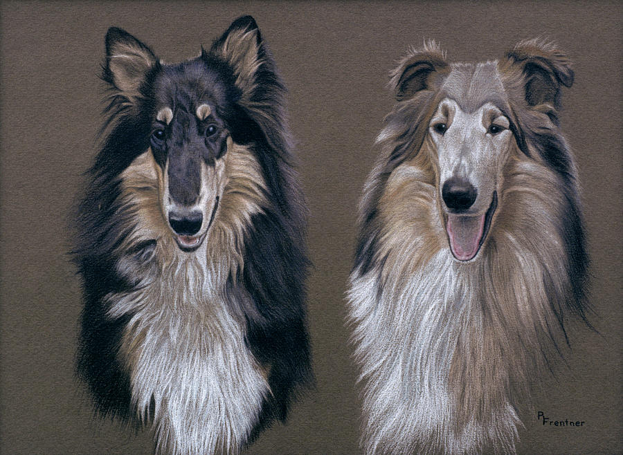Dog  Seven Painting by Rusty Frentner