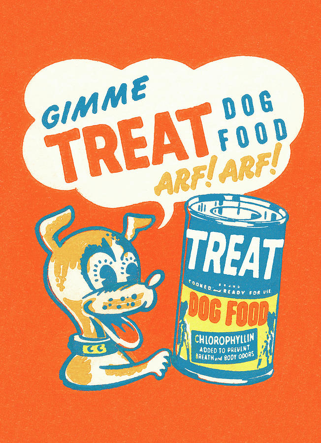 Vintage Drawing - Doggie treats by CSA Images