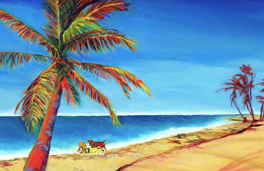 Dogs Of Grand Cayman Painting by Laura Petrisin | Fine Art America