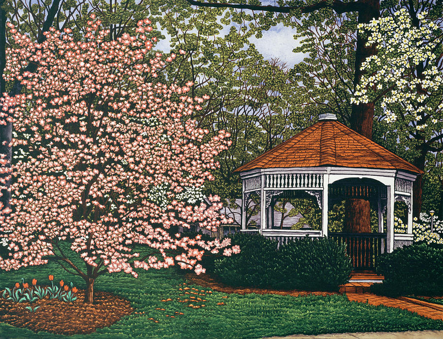 Dogwood 2 Painting by Thelma Winter