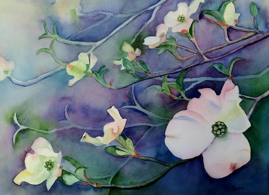 Dogwood Painting by Beth Fontenot