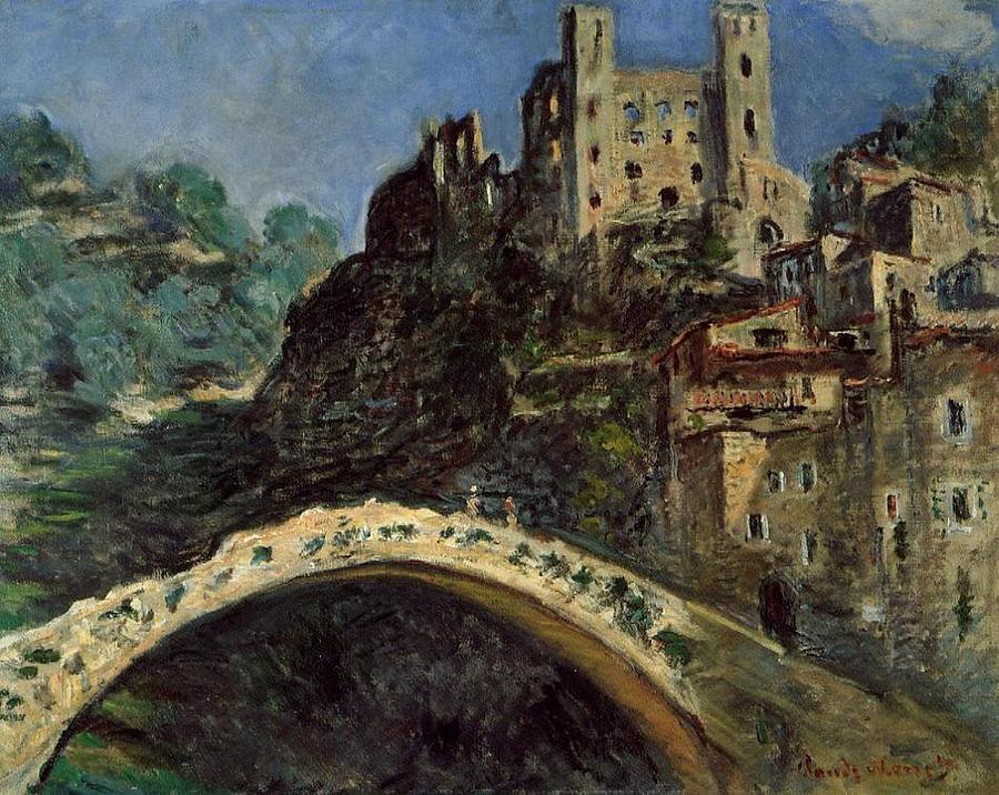 monet castle painting