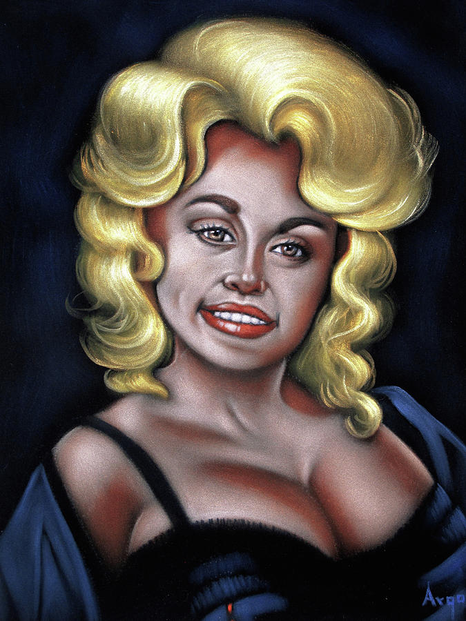 Nashville Painting - Dolly Parton by Argo