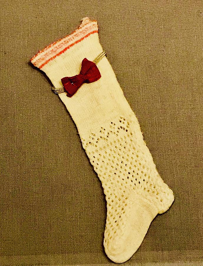 Dollys Stocking Photograph by Alida M Haslett