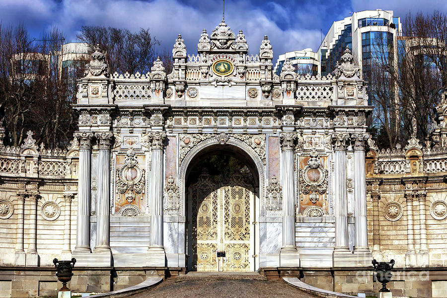 Dolmabahce Palace Main Gate in Istanbul Photograph by John Rizzuto