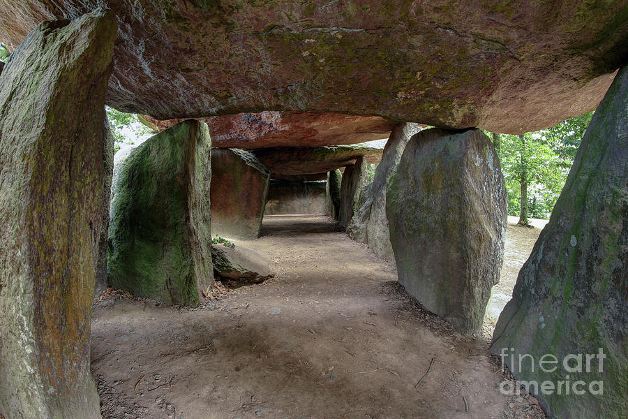 Dolmen La Roche-aux-Fees - one the most famous dolmens in Britta Photograph by Michal Boubin