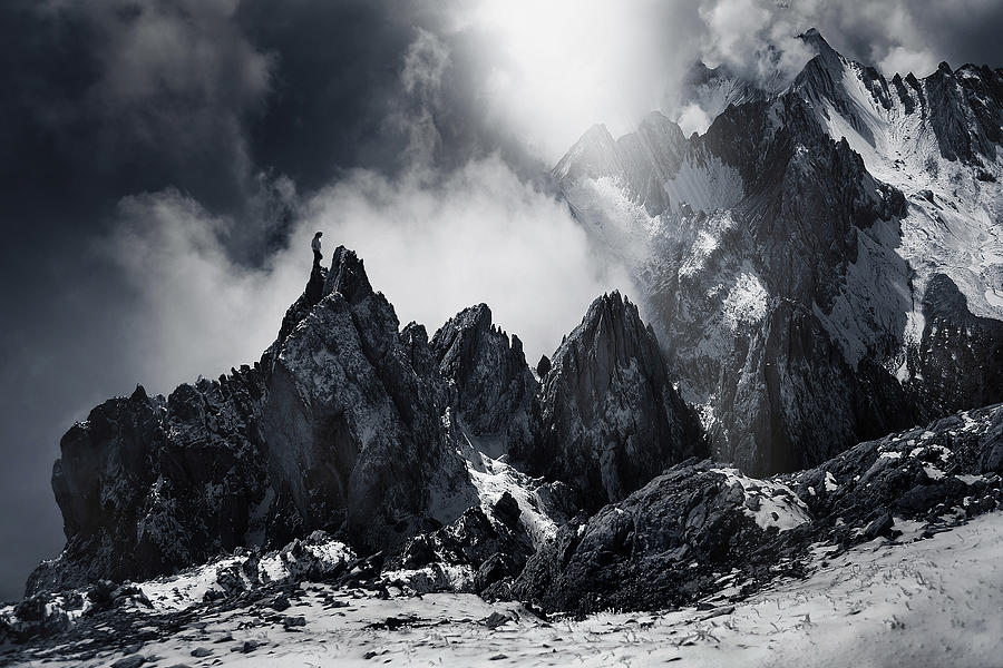 Mountain Photograph - Dolomit by Franz Schumacher