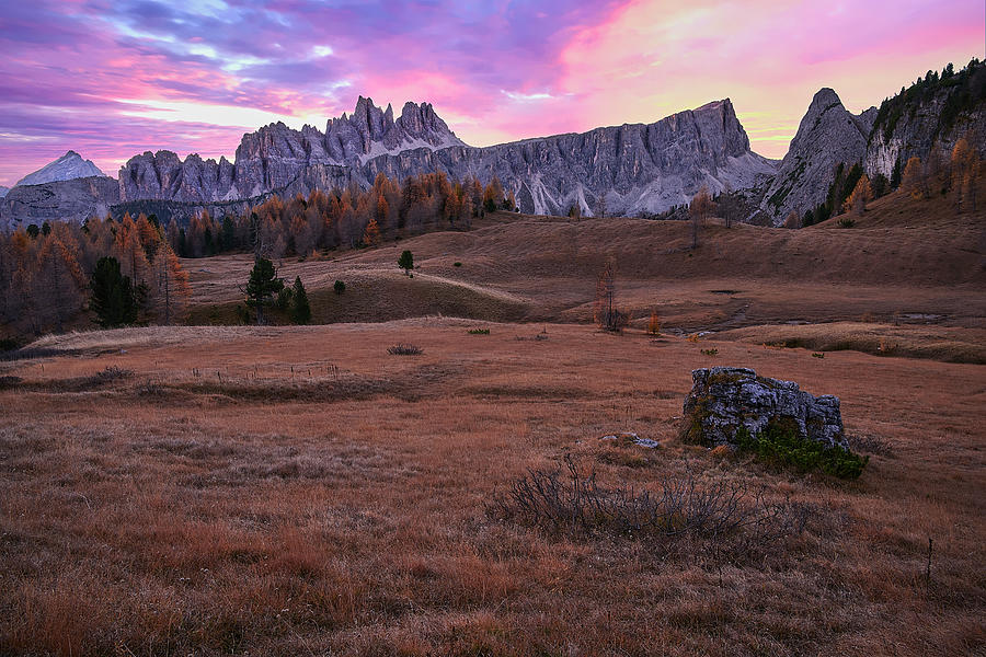 Dolomite Sunrise Photograph by Jon Glaser