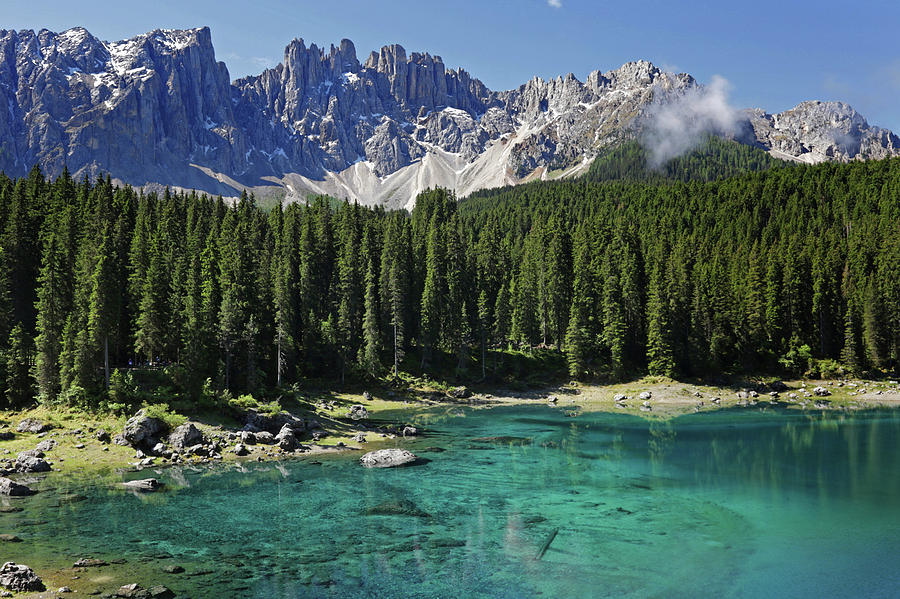 Lake Karersee Photograph by Images Unlimited | Fine Art America