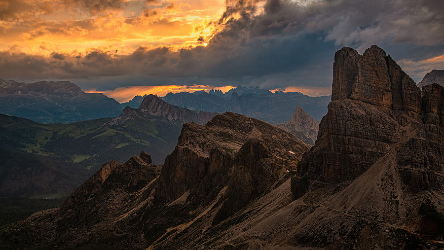 Dolomites Sunset Photograph by Ning Lin