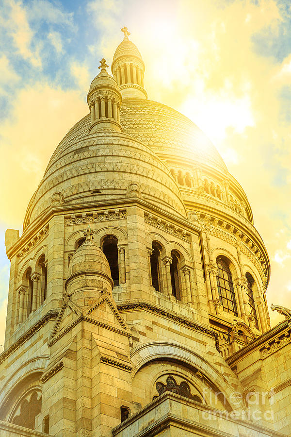 Dome of Sacre Coeur Photograph by Benny Marty