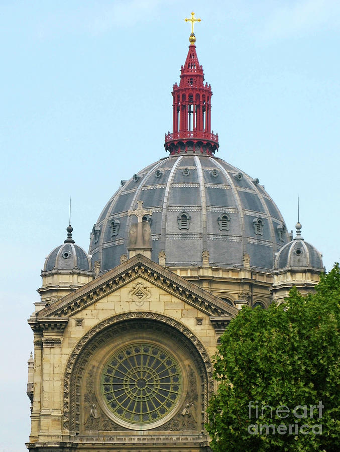 Dome of Saint-Augustin de Paris Photograph by Ann Horn