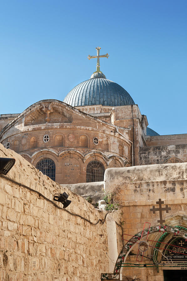 Dome Of The  Church  Holy Sepulchre Photograph by Kazakov