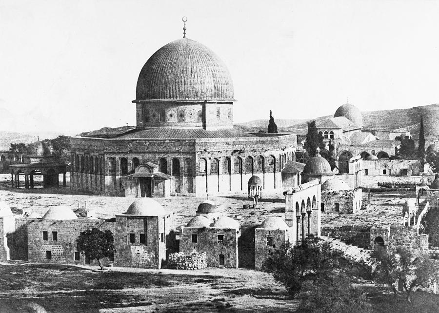 Dome of the Rock 1854                      Photograph by Munir Alawi