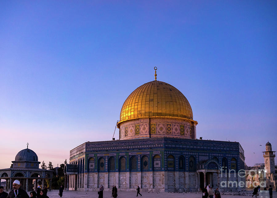 Dome Of The Rock Islamic Mosque Temple Photograph by Shaifulzamri