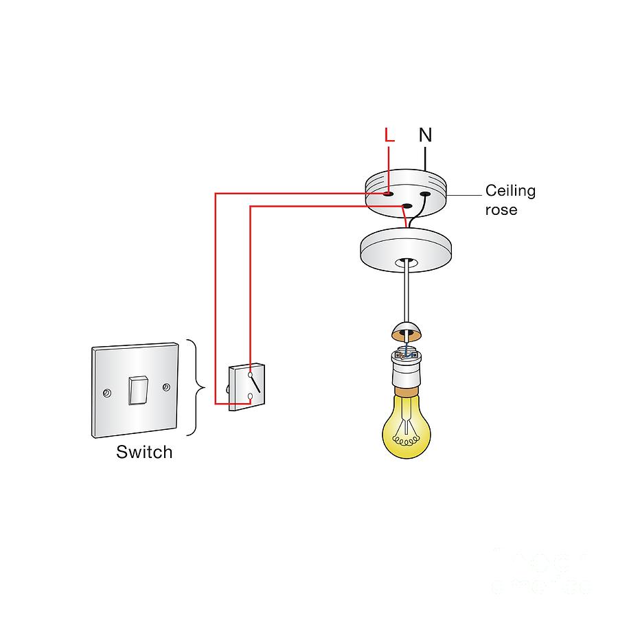 Domestic Lighting Circuit Photograph by Science Photo Library | Pixels