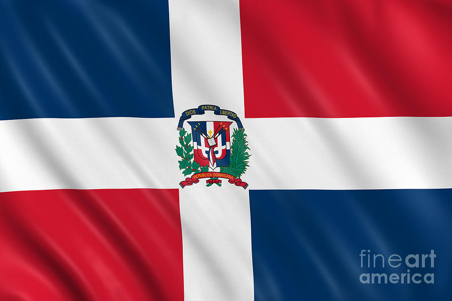 Dominican Republic Flag Photograph by Visual7