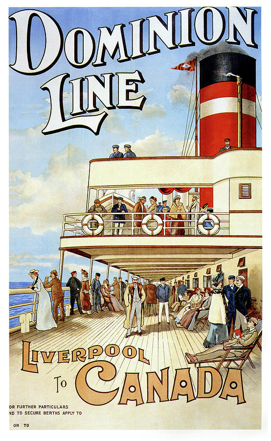 Vintage  - Dominion Line Liverpool by Vintage Apple Collection