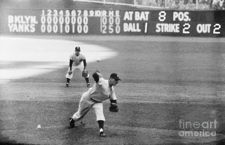 Don Larsen Executing An Out For A Win Photograph by Bettmann