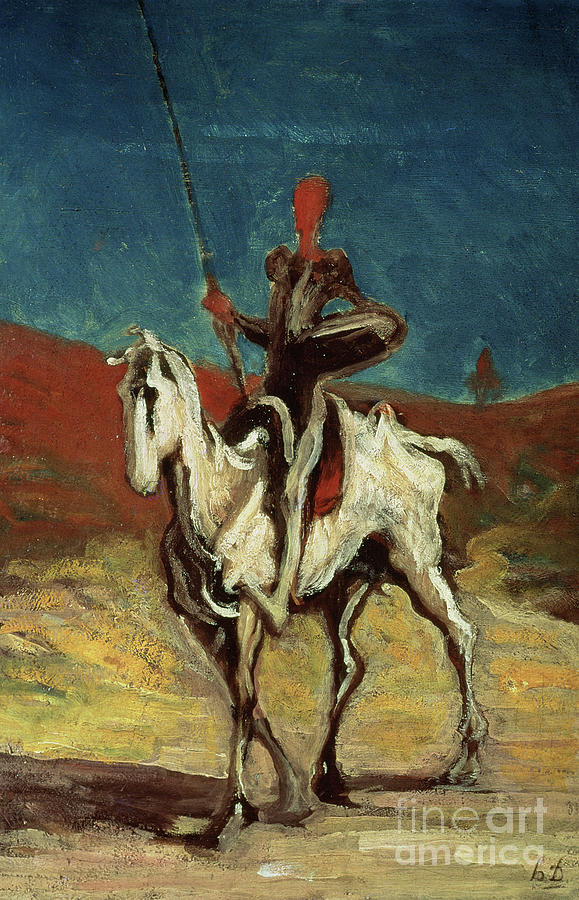 Don Quixote By Honore Daumier Painting by Honore Daumier Don Quixote By Honore Daumier Painting by Honore Daumier
