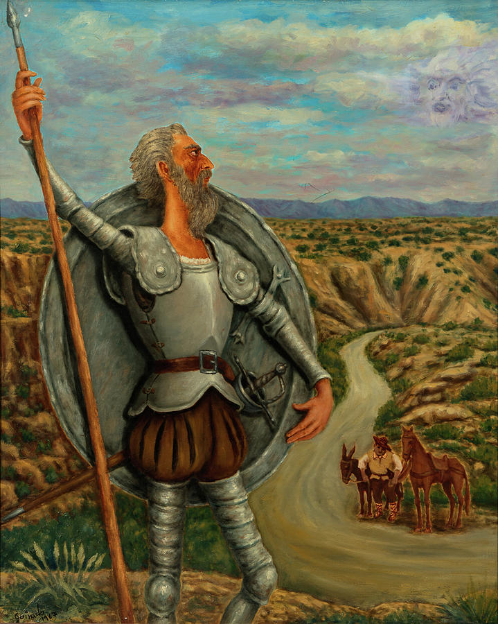 Visions of Quixote – Hidden Image Artwork by Octavio Ocampo