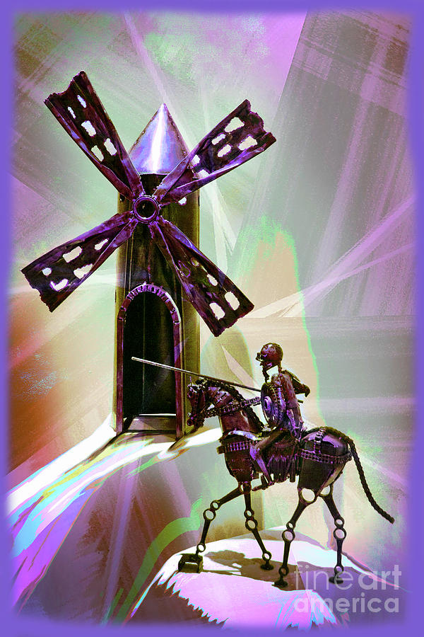 Architecture Photograph - Don Quixote Tilting At Windmills II by Al Bourassa