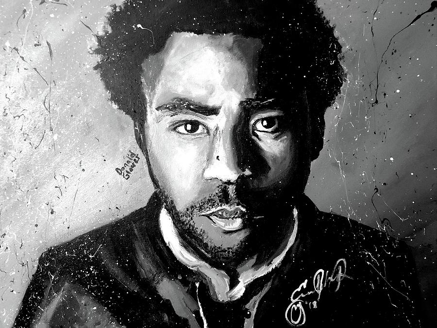 Donald Glover Painting by Jay DARTy - Fine Art America