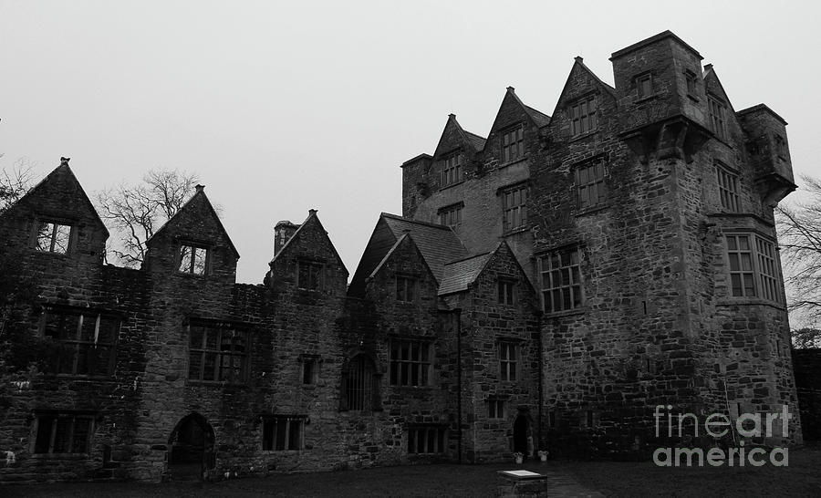 Donegal Castle Exterior bw Photograph by Eddie Barron