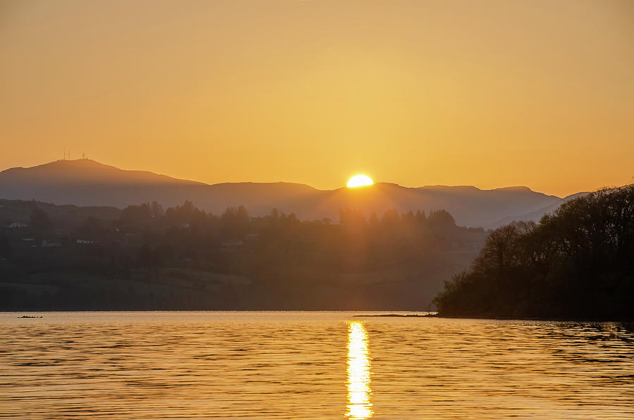 Donegal Ireland at Sunrise - Lough Eske Photograph by Bill Cannon
