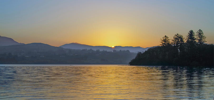 Donegal Sunrise over Lough Eske and the Bluestack Mountains Photograph by Bill Cannon