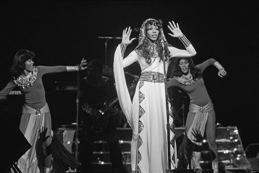 Donna Summer At Radio City Photograph by Fin Costello
