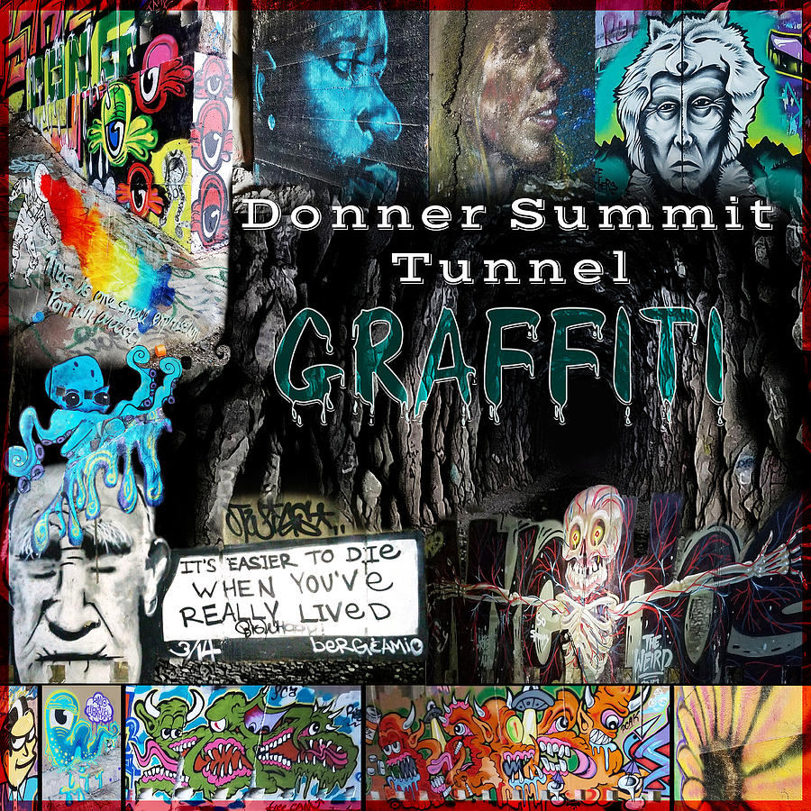 Donner Summit Graffiti Digital Art by Lisa Redfern