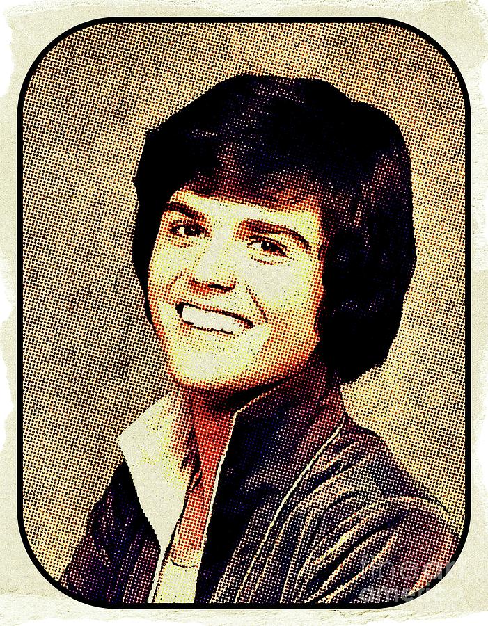Music Painting - Donny Osmond, Singer by Esoterica Art Agency