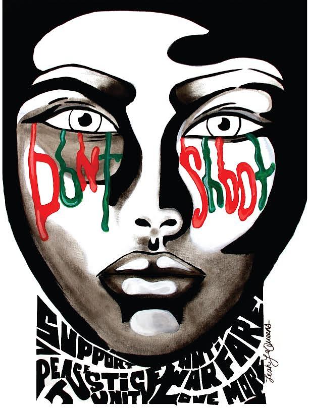 Unity Mixed Media - Dont Shoot by Lee Lee