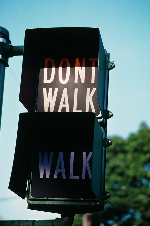 Dont Walk Photograph by Alfred Gescheidt