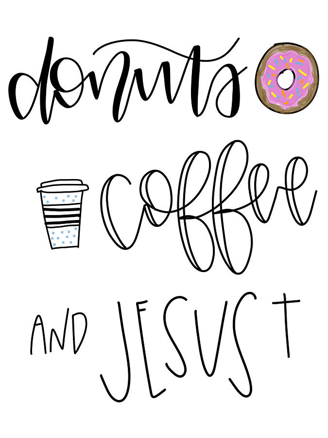 Coffee With Jesus Yoga Mat
