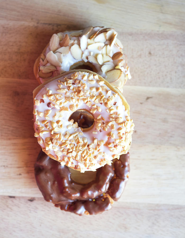 Donuts #food Photograph by Andrea Anderegg