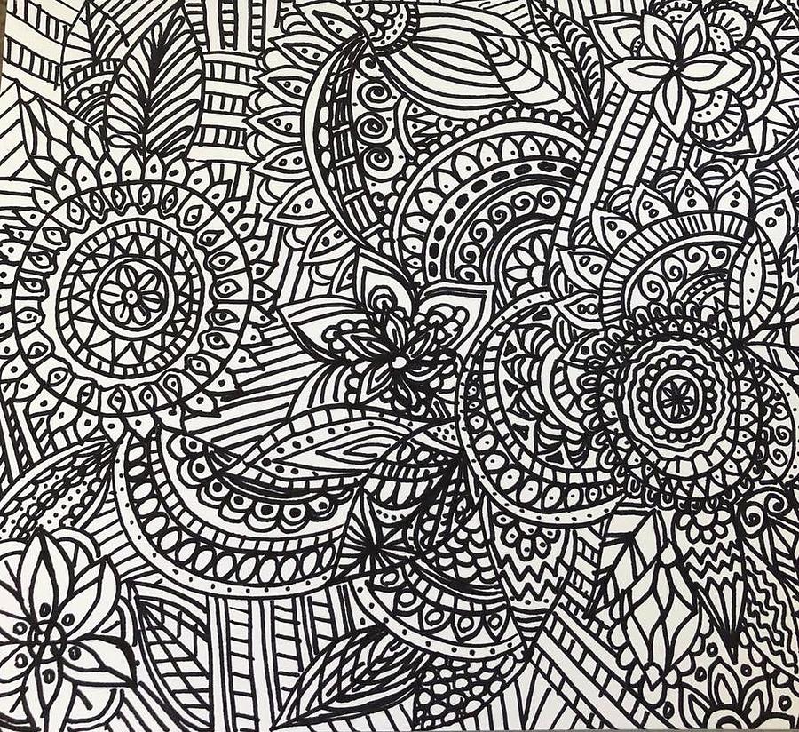 Doodle Drawing by Anita Andrews - Fine Art America