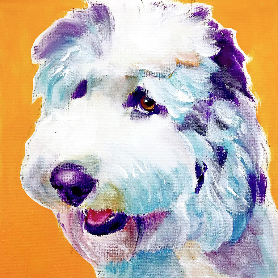 Animal Painting - Doodle - Boogie by Dawgart