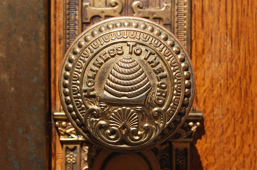 Door Handle Of The Salt Lake Temple Digital Art