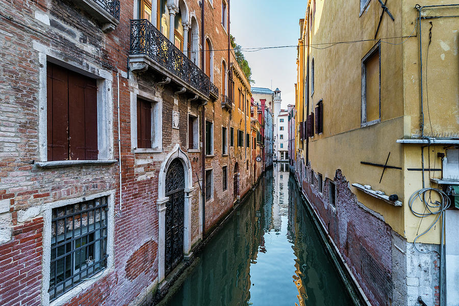 Venice Photograph - Door on water by Andrei Dima Venice Photograph - Door on water by Andrei Dima