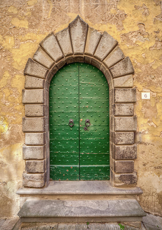 Door Six of Cortona Photograph by David Letts