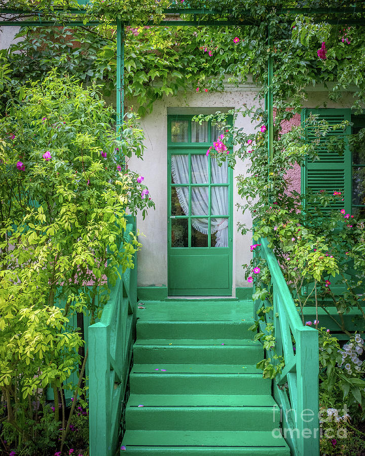 Door To Claude Monets Home, Giverny 3 Photograph by Liesl Walsh