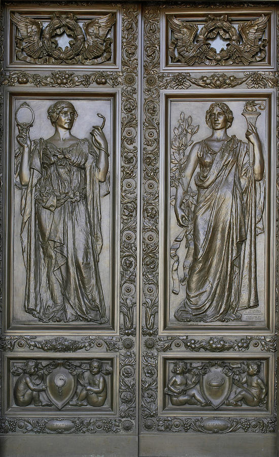 Greek Painting - Doors Classical Figures Represent writing by Unknown