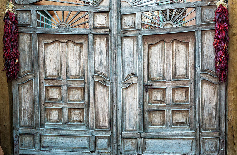 Doors in Old Santa Fe Photograph by Alex Mironyuk