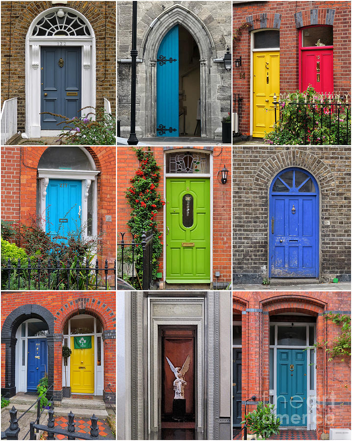 Doors of Dublin Photograph by Diana Rajala