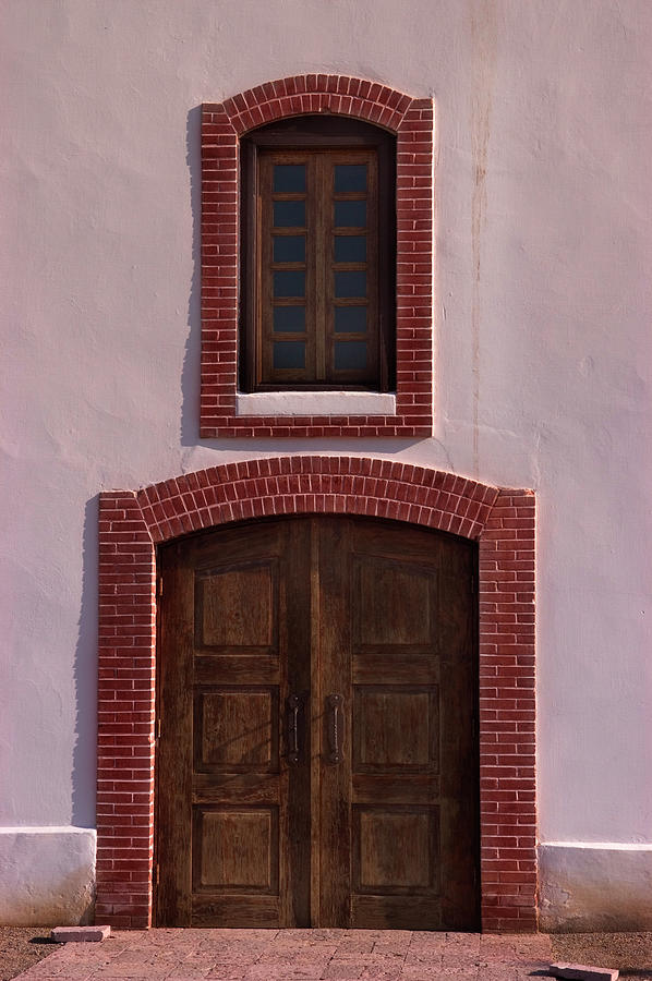 Doors of Mission Socorro Photograph by James C Richardson