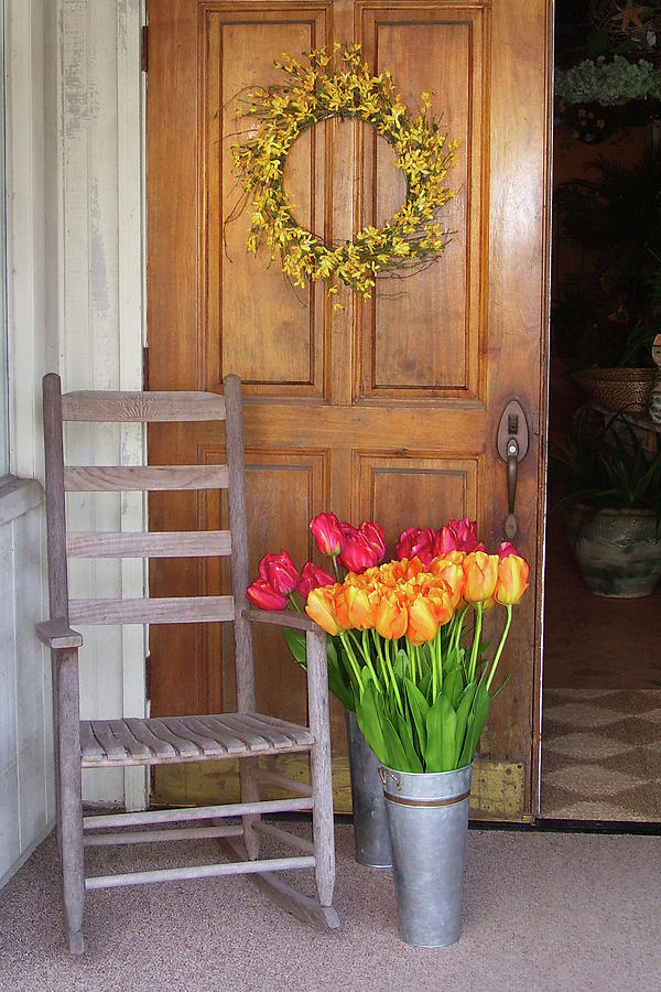 Doorway, Beaufort, South Carolina Photograph by Jerry Griffin