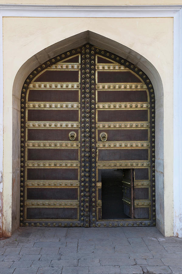 Doorway In City Palace Jaipur Photograph by Cultura Exclusive/karen Fox