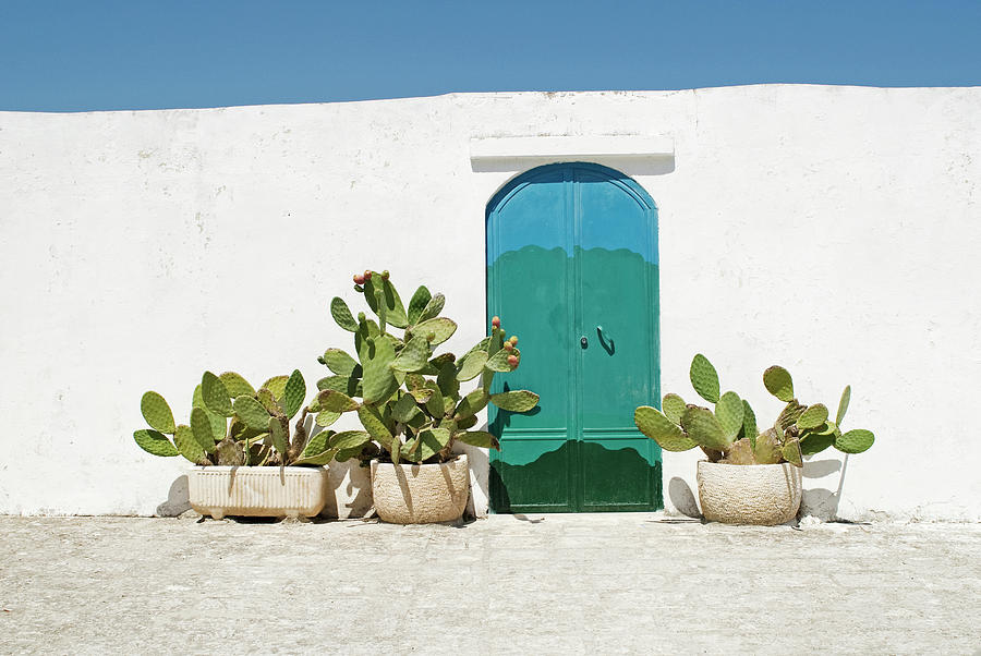 Doorway In Ostuni, Puglia Italy Photograph by Francesco Cantone